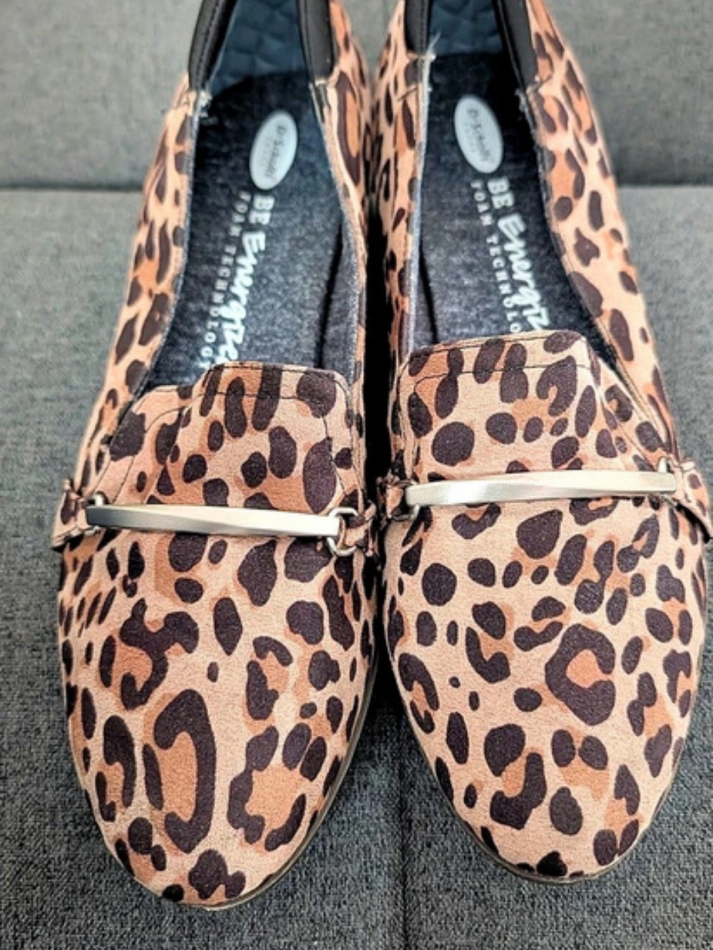 Dr. Scholl's Be Energized Leopard Print Flats US 7
